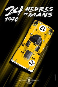 24 Heures du Mans 1970, Ferrari 512S No.12 by Theodor Decker
