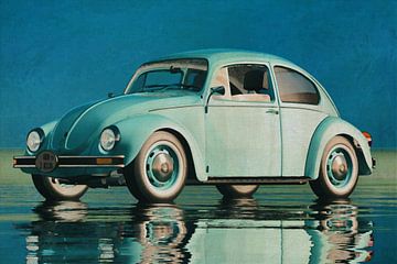 Volkswagen Beetle From 1972 - The Super Beetle by Jan Keteleer