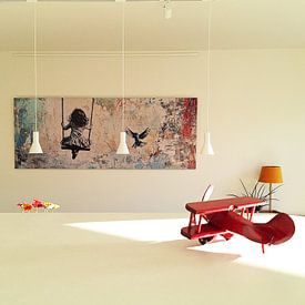 Customer photo: Liberty and Bird by Eye catching paintings