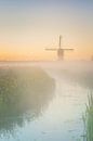 Nederlands polderlandschap met molens van Original Mostert Photography thumbnail