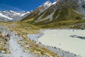 Hooker Valley Track, Mt Cook, Nieuw Zeeland sur Willem Vernes