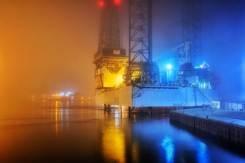 quand il fait nuit à Den Helder