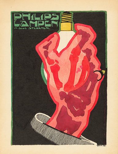 Reijer Stolk, Ontwerp voor reclame voor Philips Lampen