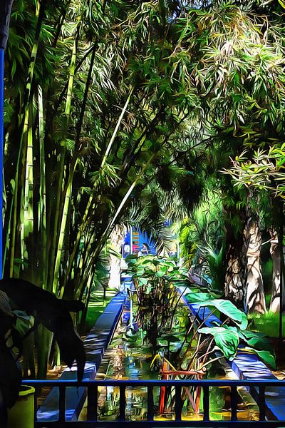 Water Feature Marrakesh 1 by Dorothy Berry-Lound