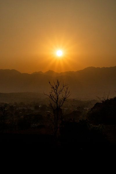 Zonsondergang bij Pai Canyon van Femke Ketelaar