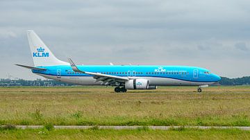 KLM Boeing 737-800 passagiersvliegtuig.