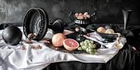 Stilleven met grapefruit