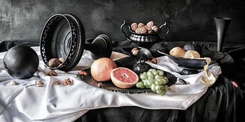 Stilleben mit Grapefruit