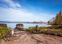 View of the town Waren at the Müritz Mecklenburg Lake District