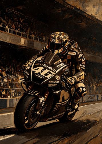 Moto GP-schilderij