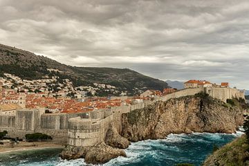 View old town of Dubrovnik (Croatia) by Marcel Kerdijk
