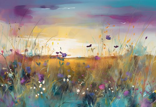 Flowers in morning glory