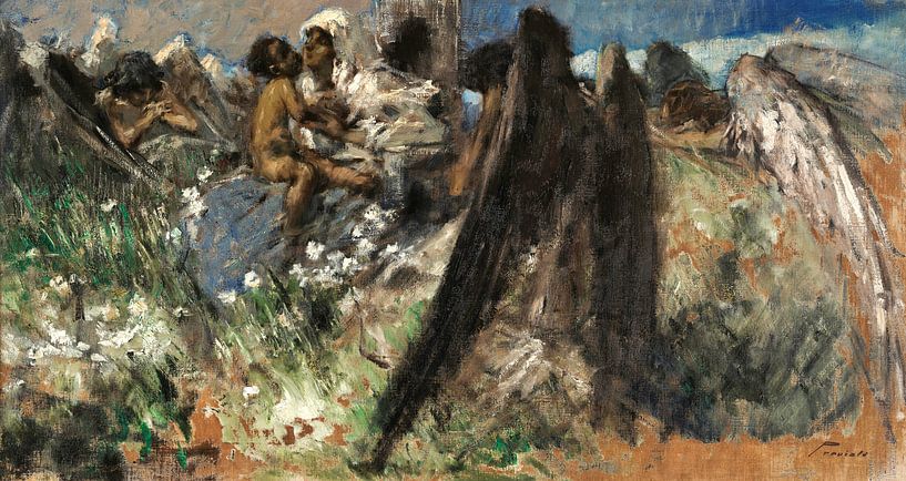 Maternità, Gaetano Previati by Masterful Masters