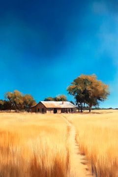 Landelijk huis van Poster Art Shop