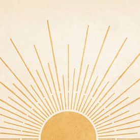 Yellow Sun no. 5 by Apolo Prints