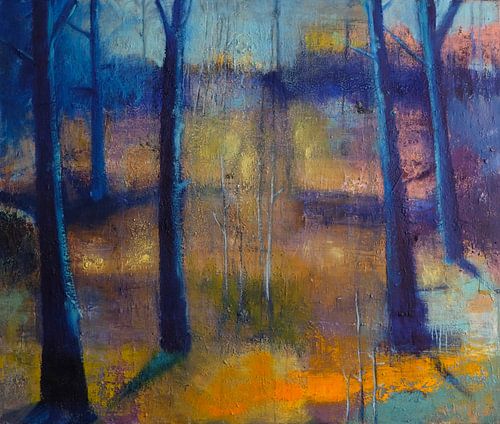 Arbres bleus sur Marion Kraus