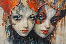 Face contrast by ARTEO Paintings