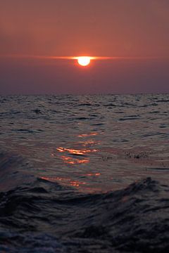 Coucher de soleil sur le golfe du Mexique sur Joran Quinten