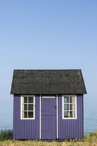 Maison de plage violette Æro Danemark