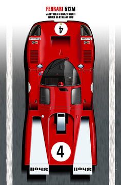 Ferrari 512M Ickx + Giunti van Theodor Decker