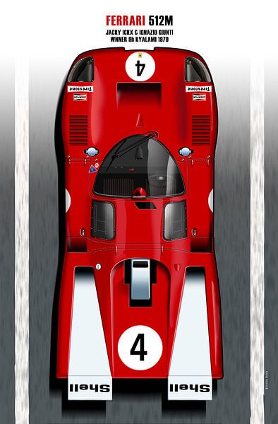 Ferrari 512M Ickx + Giunti von Theodor Decker
