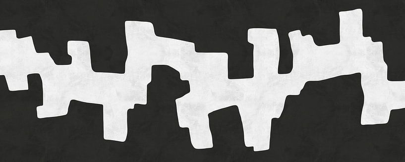 Black and white abstract 5 by Vitor Costa