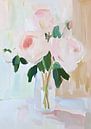Roses Flowers Decor Still life Fauvism by Niklas Maximilian thumbnail
