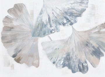 Swirling in light blue and beige