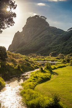 Rivier naar Karekare Beach