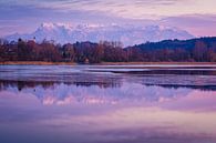 Lake Abtsdorf in the evening by Martin Wasilewski thumbnail