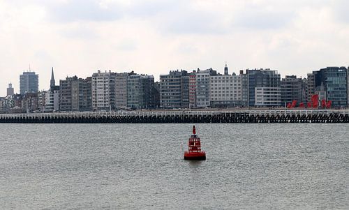 Zicht op Oostende
