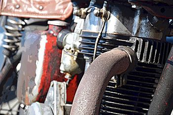 Räder und Wellen in Biarritz