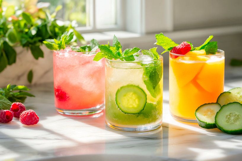 Refreshing cocktails by Poster Art Shop