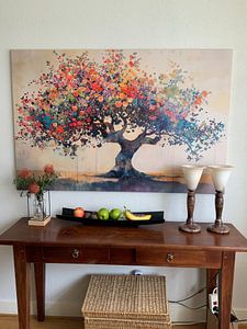 Colourful Tree Painting | Eternal Spring Magic