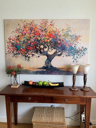 Colourful Tree Painting | Eternal Spring Magic