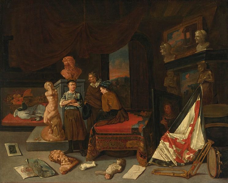 A sculptor in his studio, Gerard Thomas by Masterful Masters