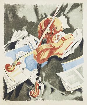 Max Oppenheimer, Die Amati, Eerbetoon aan Guarnerius del Gesu, 1932