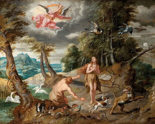 Verdrijving uit het paradijs, Jan Breughel, el Joven