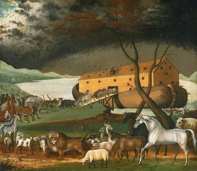 L'Arche de Noé, Edward Hicks par Des maîtres magistraux