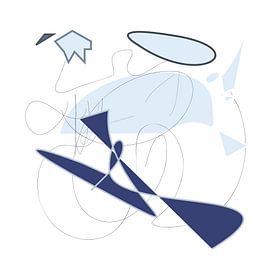 Blau | Grafik abstrakt