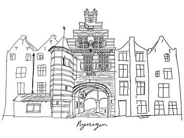 Nijmegen Sketch by Kirtah Designs