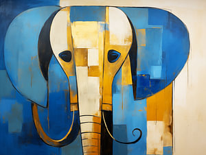 Elefant Abstrakt
