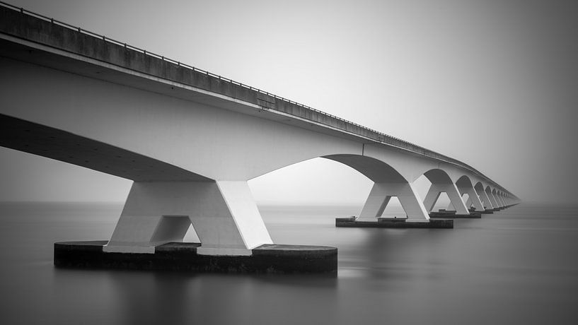 Sea sandbridge long exposure VII by Teun Ruijters