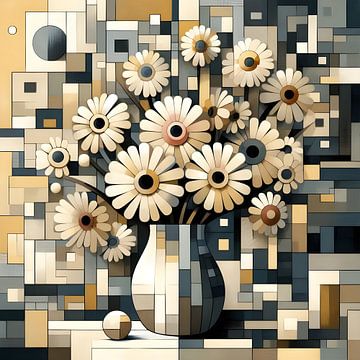 Stilleven abstract van Jessica Berendsen