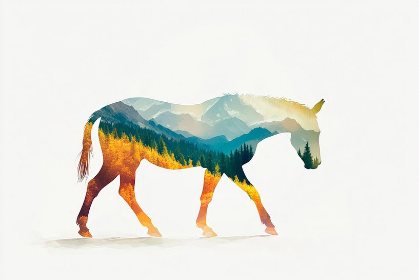 Tierische Landschaften von Poster Art Shop