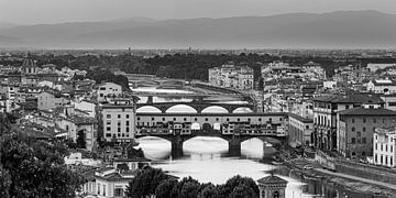 Florenz in Schwarz-Weiß