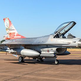 Koninklijke Luchtmacht F-16 Fighting Falcon. van Jaap van den Berg