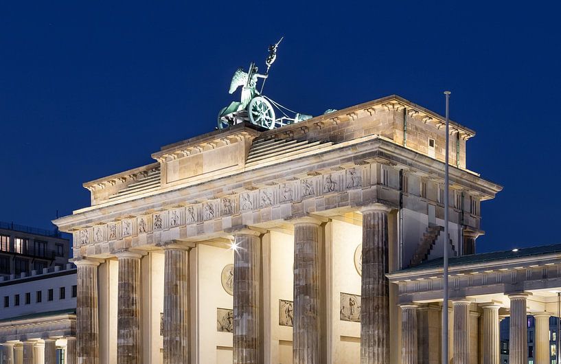 Berlin Brandenburger Tor zur blauen Stunde von Frank Herrmann