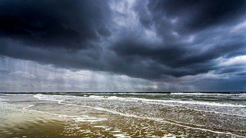 Nuages au-dessus de la mer du Nord