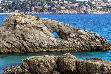 Coastal section near Peguera on Mallorca by Reiner Conrad